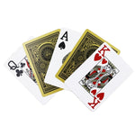Gold Themed Plastic Playing Cards