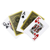 Gold Themed Plastic Playing Cards