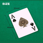 Gold Themed Plastic Playing Cards