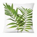 Fresh Green Leaves Cushion Covers 45x45cm