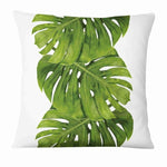 Fresh Green Leaves Cushion Covers 45x45cm