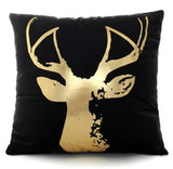 Golden Love Leaves Cushion Covers 45x45cm
