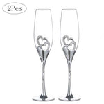 Champagne Flute 230ml - Silver Stem
