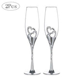 Champagne Flute 230ml - Silver Stem