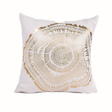Golden Love Leaves Cushion Covers 45x45cm