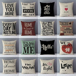 Funky Phrases Printed Cushion Covers 45x45cm
