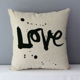 Funky Phrases Printed Cushion Covers 45x45cm