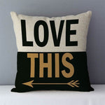 Funky Phrases Printed Cushion Covers 45x45cm
