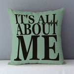 Funky Phrases Printed Cushion Covers 45x45cm