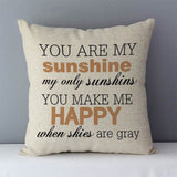Funky Phrases Printed Cushion Covers 45x45cm