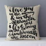 Funky Phrases Printed Cushion Covers 45x45cm