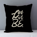 Funky Phrases Printed Cushion Covers 45x45cm