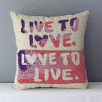 Funky Phrases Printed Cushion Covers 45x45cm