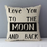 Funky Phrases Printed Cushion Covers 45x45cm