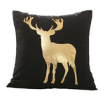 Golden Love Leaves Cushion Covers 45x45cm