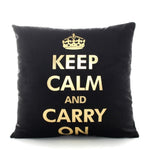 Golden Love Leaves Cushion Covers 45x45cm