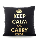 Golden Love Leaves Cushion Covers 45x45cm