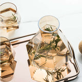 Water Jug and Cup (Geometric Style)
