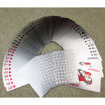 Silver Waterproof Plastic Playing Cards