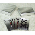Silver Waterproof Plastic Playing Cards