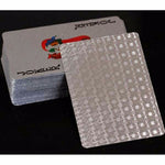 Silver Waterproof Plastic Playing Cards