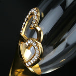 Champagne Flute 230ml - Gold Stem