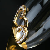 Champagne Flute 230ml - Gold Stem