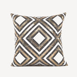 Golden Love Leaves Cushion Covers 45x45cm