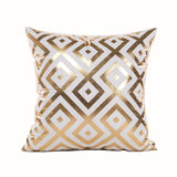 Golden Love Leaves Cushion Covers 45x45cm