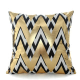 Golden Love Leaves Cushion Covers 45x45cm