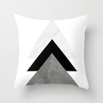 Simple Black White Geometry Cushion Covers 45x45cm