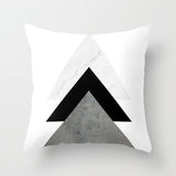 Simple Black White Geometry Cushion Covers 45x45cm