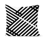 Simple Black White Geometry Cushion Covers 45x45cm