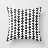Simple Black White Geometry Cushion Covers 45x45cm