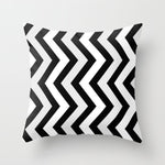 Simple Black White Geometry Cushion Covers 45x45cm
