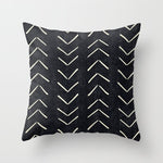 Simple Black White Geometry Cushion Covers 45x45cm