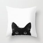 Simple Black White Geometry Cushion Covers 45x45cm