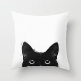 Simple Black White Geometry Cushion Covers 45x45cm