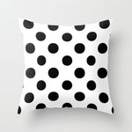 Simple Black White Geometry Cushion Covers 45x45cm