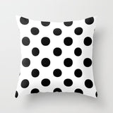 Simple Black White Geometry Cushion Covers 45x45cm