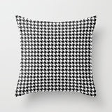 Simple Black White Geometry Cushion Covers 45x45cm