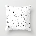 Simple Black White Geometry Cushion Covers 45x45cm