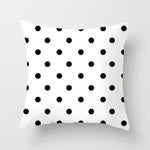 Simple Black White Geometry Cushion Covers 45x45cm