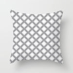 Simple Black White Geometry Cushion Covers 45x45cm
