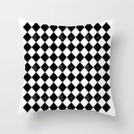 Simple Black White Geometry Cushion Covers 45x45cm