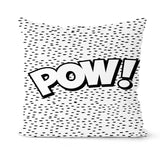 Simple Black White Geometry Cushion Covers 45x45cm
