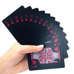 24K Gold or Stealth Black Waterproof Playing Cards