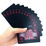 24K Gold or Stealth Black Waterproof Playing Cards