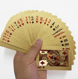 24K Gold or Stealth Black Waterproof Playing Cards
