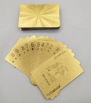 24K Gold or Stealth Black Waterproof Playing Cards